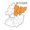 랜드맵 경기도 부동산 전자지적도 C9권역(1.가평군 2.남양주시 3.포천시 4.강원 춘천)