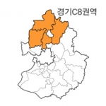 랜드맵 경기도 부동산 전자지적도 C8권역(1.연천군 2.파주시 3.양주시 4.포천시)