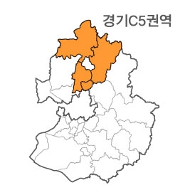 랜드맵 경기도 부동산 전자지적도 C5권역(1.연천군 2.포천시 3.의정부시 4.양주군)