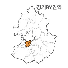 랜드맵 경기도 부동산 전자지적도 BY권역(1.안양시 2.의왕시 3.군포시 4.과천시)