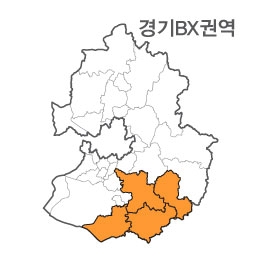 랜드맵 경기도 부동산 전자지적도 BX권역(1.용인시 2.이천시 3.평택시 4.안성시)