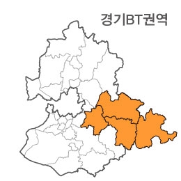 랜드맵 경기도 부동산 전자지적도 BT권역(1.광주시 2.여주군 3.양평군 4.강원 원주)