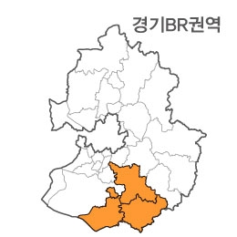 랜드맵 경기도 부동산 전자지적도 BR권역(1.오산시 2.평택시 3.용인시 4.안성시)