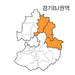 랜드맵 경기도 부동산 전자지적도 BJ권역(1.가평군 2.양평군 3.의정부시 4.포천시)