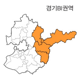 랜드맵 경기도 부동산 전자지적도 BI권역(1.가평군 2.양평군 3.여주군 4.강원 홍천)