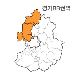 랜드맵 경기도 부동산 전자지적도 BB권역(1.김포시 2.고양시 3.연천시 4.파주시)