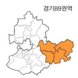 랜드맵 경기도 부동산 전자지적도 B9권역(1.양평군 2.여주시 3.강원 원주 4.강원 횡성)