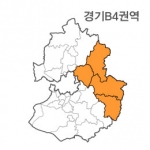 랜드맵 경기도 부동산 전자지적도 B4권역(1.가평군 2.양평군 3.남양주시 4.여주시)