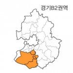 랜드맵 경기도 부동산 전자지적도 B2권역(1.화성시 2.수원시 3.오산시 4.평택시)