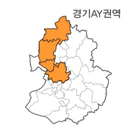 랜드맵 경기도 부동산 전자지적도 AY권역(1.연천군 2.파주시 3.고양시 4.서울시)