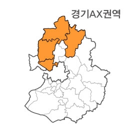 랜드맵 경기도 부동산 전자지적도 AX권역(1.연천군 2.파주시 3.고양시 4.포천시)