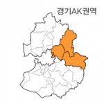 랜드맵 경기도 부동산 전자지적도 AK권역(1.가평군 2.양평군 3.남양주시 4.구리시)