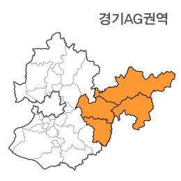 랜드맵 경기도 부동산 전자지적도 AG권역(1.양평군 2.여주군 3.강원 홍천 4.강원 횡성)