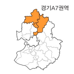 랜드맵 경기도 부동산 전자지적도 A7권역(1.연천군 2.포천시 3.동두천시 4.의정부)