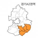 랜드맵 경기도 부동산 전자지적도 A2권역(1.여주군 2.이천시 3.안성시 4.용인시)