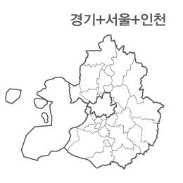 랜드맵 서울시 인천시 경기도 부동산 전자지적도