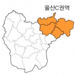 랜드맵 울산시 부동산 전자지적도 C권역(1.울산시 2.밀양시 3.양산시 4.청도군)