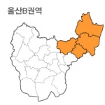 랜드맵 울산시 부동산 전자지적도 B권역(1.울산시 2.밀양시 3.경주시 4.양산시)