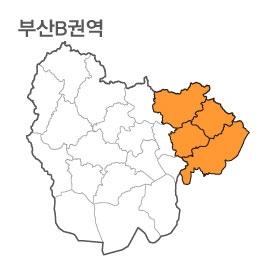 랜드맵 부산시 부동산 전자지적도 B권역(1.부산시 2.양산시 3.김해시 4.밀양시)