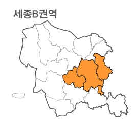 랜드맵 세종시 부동산 전자지적도 B권역(1.세종시 2.충남 공주 3.충남 청양 4.충남 계룡)