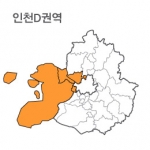 랜드맵 인천시 부동산 전자지적도 D권역(1.인천시 2.김포시 3.부천시 4.고양시)