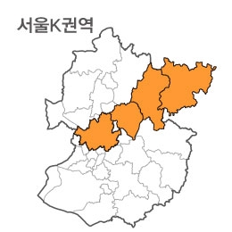 랜드맵 서울시 부동산 전자지적도 K권역(1.서울시 2.남양주시 3.가평군 4.춘천시)