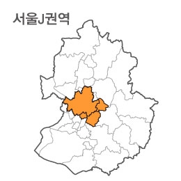 랜드맵 서울시 부동산 전자지적도 J권역(1.서울시 2.과천시 3.하남시 4.성남시)