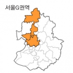 랜드맵 서울시 부동산 전자지적도 G권역(1.서울시 2.고양시 3.양주시 4.연천군)