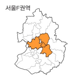 랜드맵 서울시 부동산 전자지적도 F권역(1.서울시 2.광주시 3.하남시 4.남양주시)