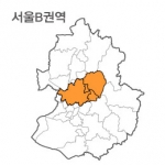 랜드맵 서울시 부동산 전자지적도 B권역(1.서울시 2.남양주시 3.구리시 4.하남시)