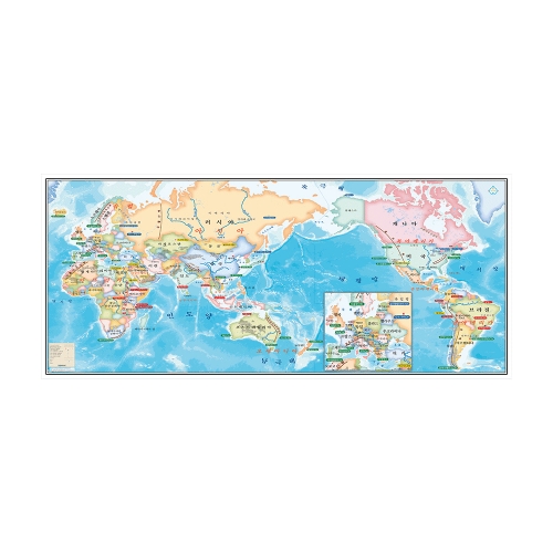 [교육] 세계지도 맞춤지도 - 나우맵 맞춤 지도제작 문의