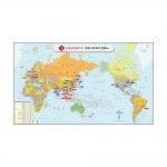 [상권/지점관리] 세계지도 해외 지점 사업장 위치 표시 - 나우맵 맞춤 지도제작 문의