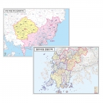 [상권/지점관리] 기업 지점 관할구역도 - 나우맵 맞춤 지도제작 문의