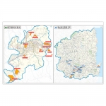 [상권/지점관리] 대구 경북 택지개발 위치 현황도 - 나우맵 맞춤 지도제작 문의