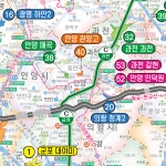 2040 수도권 택지지구 개발계획도 롤스크린