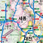 전국 도로교통지도 코팅