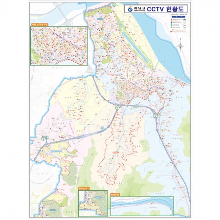 [관공서] 하남시청 CCTV 현황도 - 나우맵 맞춤 지도제작 문의