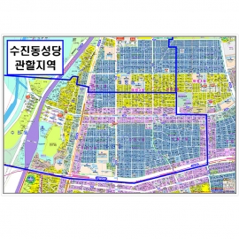 [상권/지점관리] 성당 관할구역도 - 나우맵 맞춤 지도제작 문의