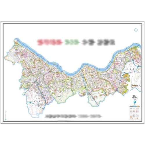 [상권/지점관리] 서울남부 관할구역도 - 나우맵 맞춤 지도제작 문의