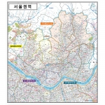 [상권/지점관리] 서울시 관할구역도 - 나우맵 맞춤 지도제작 문의