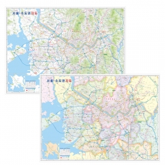 서울 수도권지도 코팅