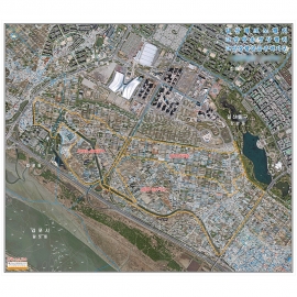 [항공사진] 일산 테크노밸리 장항지구 영상밸리 지적도 - 나우맵 맞춤 지도제작 문의