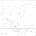 세계지도백지도 행정명표기 비코팅