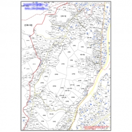 [부동산] 교산지구 지적선 지번 현장조사 감정평가 도면 - 나우맵 맞춤 지도제작 문의