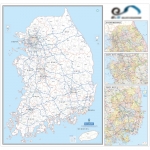 [상권/지점관리] 지역별 행정구역 지도 기업 로고 추가 - 나우맵 맞춤 지도제작 문의