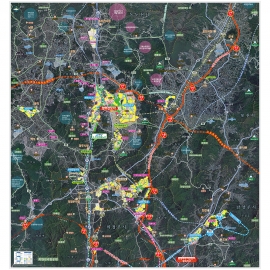 [분양사무소] 양주신도시 개발계획도 데이터 판매 - 나우맵 맞춤 지도제작 문의