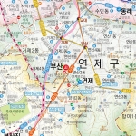 부산 울산지도 코팅