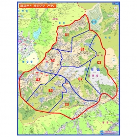 [배달] 파파존스 영역맞춤 지도 - 나우맵 맞춤 지도제작 문의