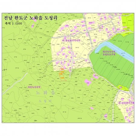 [부동산] 지적도 소유필지 지적선 지번 토지용도계획도 - 나우맵 맞춤 지도제작 문의