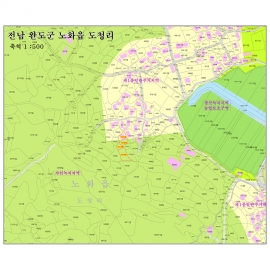 [부동산] 지적도 소유필지 지적선 지번 토지용도계획도 - 나우맵 맞춤 지도제작 문의